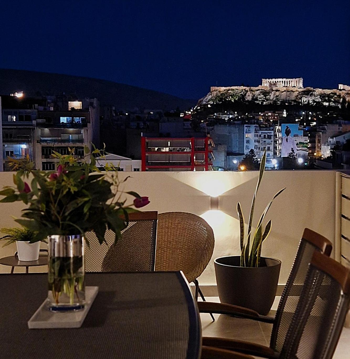Exquisite Penthouse With Breathtaking Acropolis Panorama View Apartment Athens Ngoại thất bức ảnh